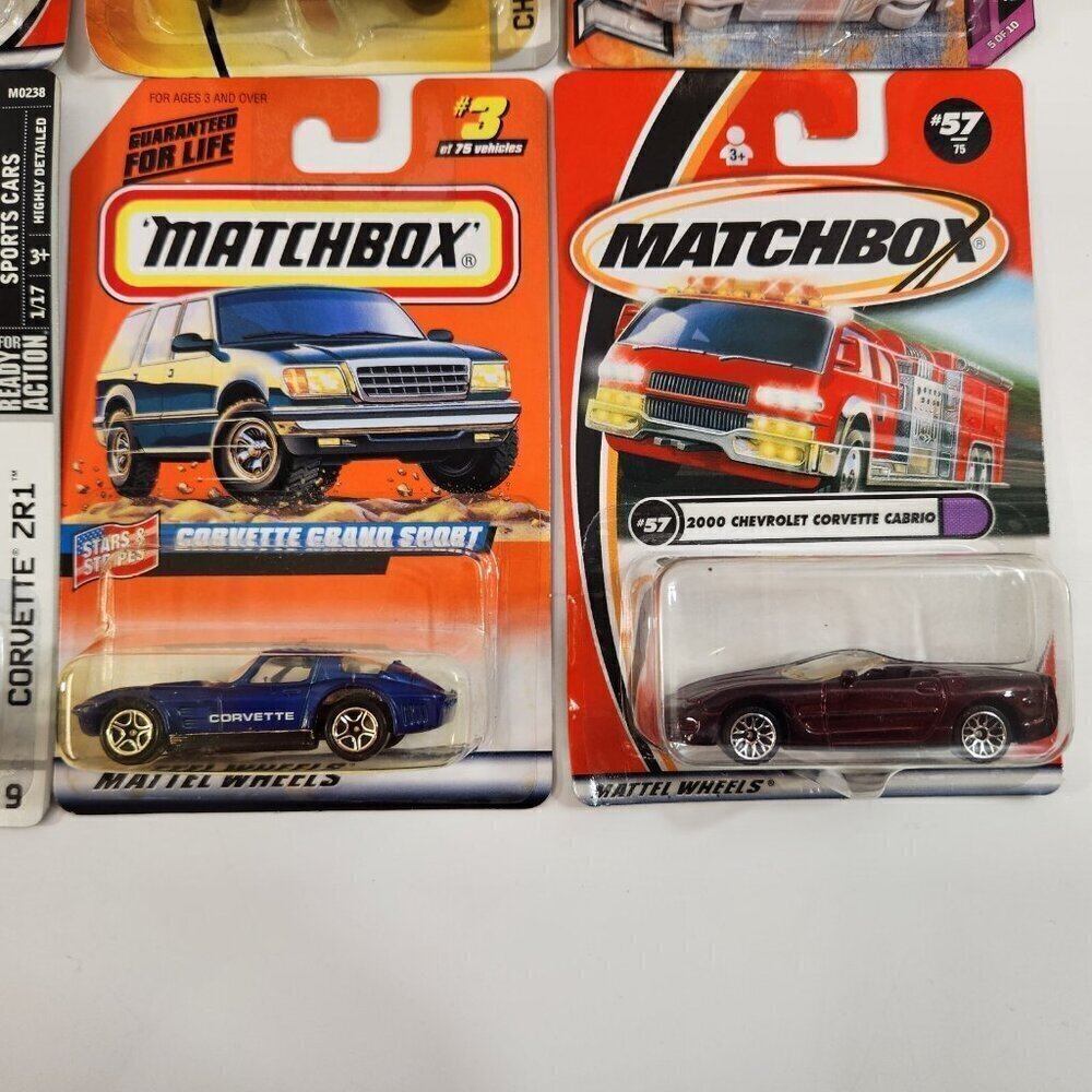 Matchbox Chevy Chevrolet Corvette C6 ZR1 ZR3 Grand Sport Diecast Cars Lot MOC - Picture 4 of 15